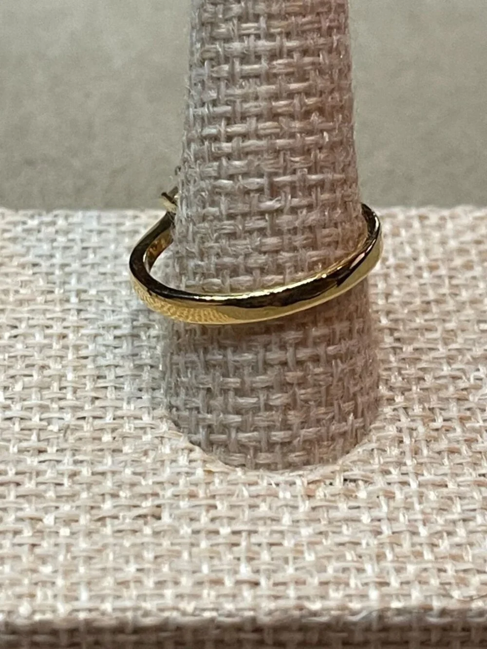 Vintage 80s Gold Plated Thailand Cubic Zirconia Swirl Cluster Cocktail Ring Size